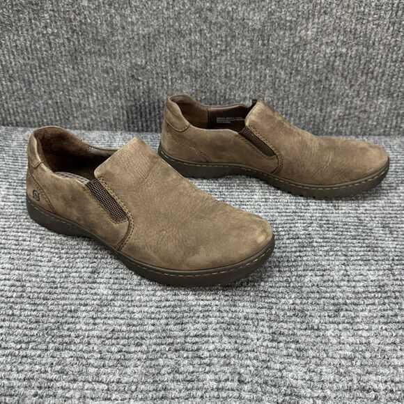 Born DryZ Phoebe Slip On Loafers Shoes Womens 9.5 Brown Taupe Leather W22524 - Picture 3 of 11